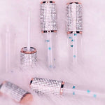 10 pack Silver Bling with Rhinestones lip gloss tube