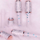 10 pack Silver Bling with Rhinestones lip gloss tube