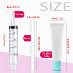 50pcs 15ml Blue Cap Lip Gloss Tubes