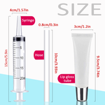 50pcs 15ml Silver Cap Lip Gloss Tubes