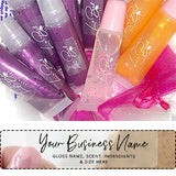 1013- Custom Lip Gloss Labels - 100 Count