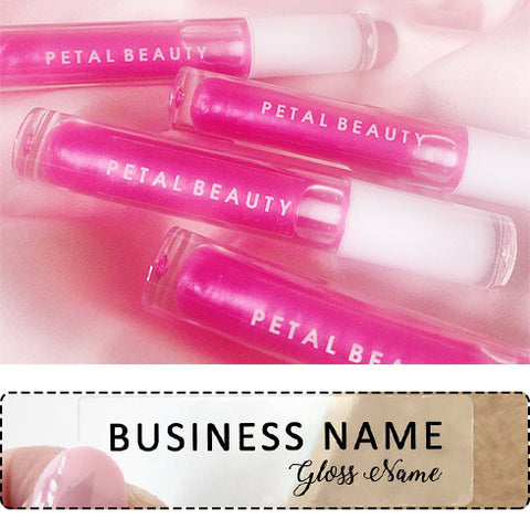 1016- Custom Lip Gloss Labels - 100 Count