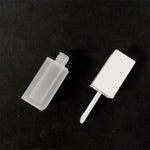 20 PACK 5ml Square White Lipgloss Tubes