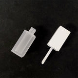 20 PACK 5ml Square White Lipgloss Tubes
