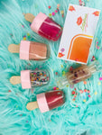 10 PACK Cute Blue Ice Cream Lip gloss tube