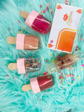 10 PACK Cute Blue Ice Cream Lip gloss tube