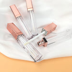 100 PACK Rose Gold Square Lipgloss Tubes