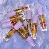 100 Pack Purple Lip Gloss Tubes with Wand