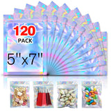 120pcs 5x7 inch Mylar Bags