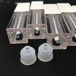 20 PACK 5ml Square White Lipgloss Tubes