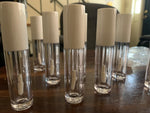 50 Pack white 5 ML Lip Gloss Tubes with Wand
