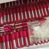 10 PACK Gold Lip Gloss Tubes - Crown Style
