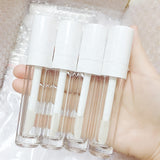 10 Pack Thick 9 ML Empty White Lip Gloss Tubes