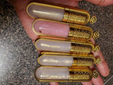 100 PACK Gold Lip Gloss Tubes - Crown Style