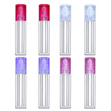 100 Pack Square Clear Roll On Lip Glaze Bottle