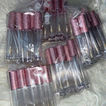 30 Pack 6ml Princess Pink Empty Lip Gloss Tubes