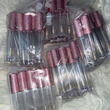 30 Pack 6ml Princess Pink Empty Lip Gloss Tubes