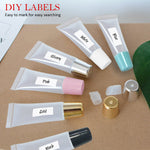 50pcs 10ml Gold Cap Lip Gloss Tubes