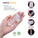 AMORIX 20ml Lip Gloss Tubes Clear Empty Lip Balm Containers with Syringes + Tag Labels Stickers