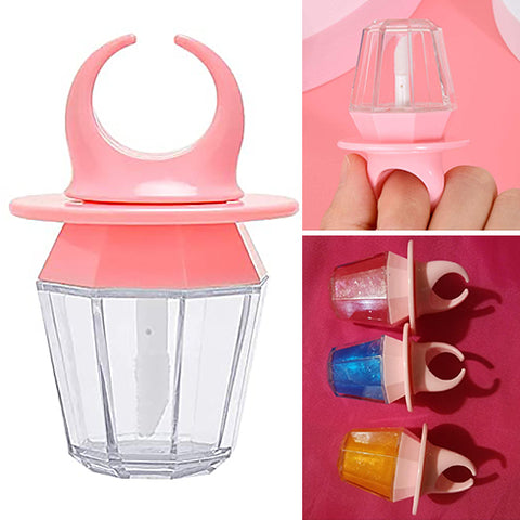 50 Pack 8ml Diamond Ring Shape Lip Gloss Tube