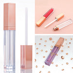 100 PACK Rose Gold Square Lipgloss Tubes