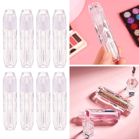 100 pack Crystal Diamond  shaped lip gloss tube