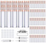 50pcs 5ml Pearl Diamond Lip Gloss Tubes with Wand