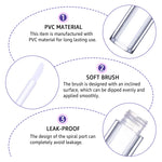 25pcs 5ml Diamond Lip Gloss Tubes with Wand