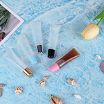 50pcs 15ml Blue Cap Lip Gloss Tubes