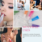 50PCS 10ml Lip Gloss Tube with 5pcs Organza Bags