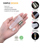 50pcs 10ml Silver Cap Lip Gloss Tubes