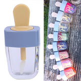 10 PACK Cute Blue Ice Cream Lip gloss tube