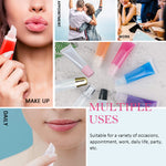 50pcs 10ml Gold Cap Lip Gloss Tubes