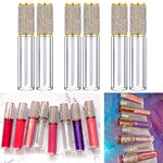 100 pack Gold Bling with Rhinestones lip gloss tube