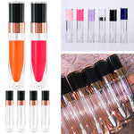 50 Pack Black Gold Lip Gloss Tubes with Wand