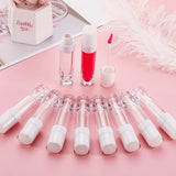 10 Pack Pink Lip Gloss Tubes with Wand